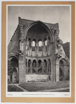 Vorschaubild Heisterbach: Ruine der Zisterzienserkirche, Chor. Angelsachsen-Verlag, Deutsche Kunst